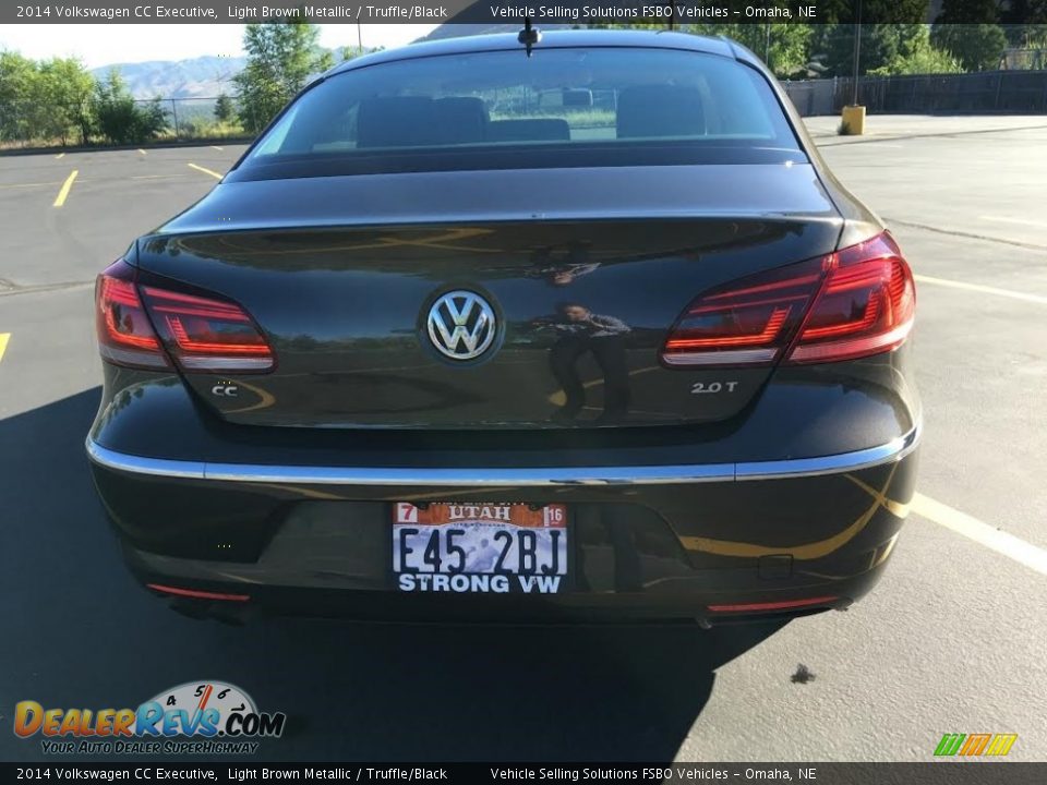 2014 Volkswagen CC Executive Light Brown Metallic / Truffle/Black Photo #4