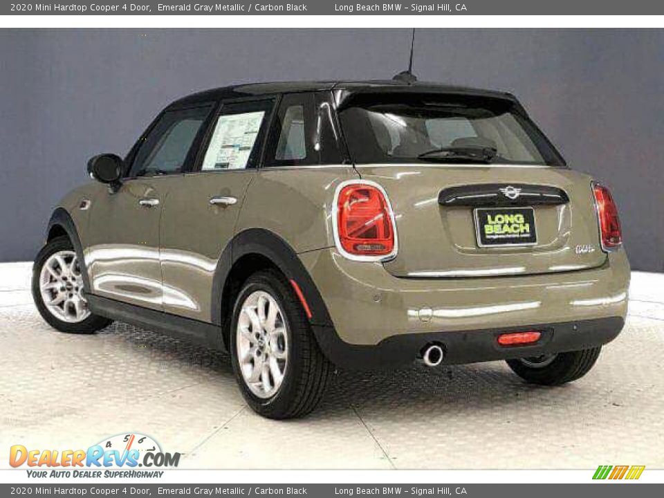 2020 Mini Hardtop Cooper 4 Door Emerald Gray Metallic / Carbon Black Photo #2