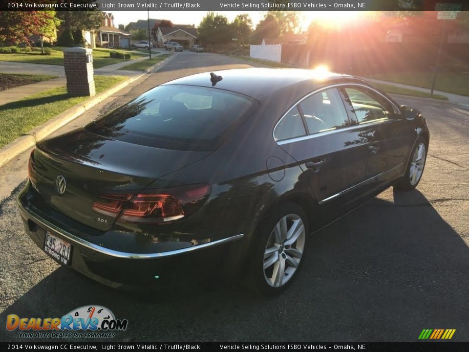 2014 Volkswagen CC Executive Light Brown Metallic / Truffle/Black Photo #6