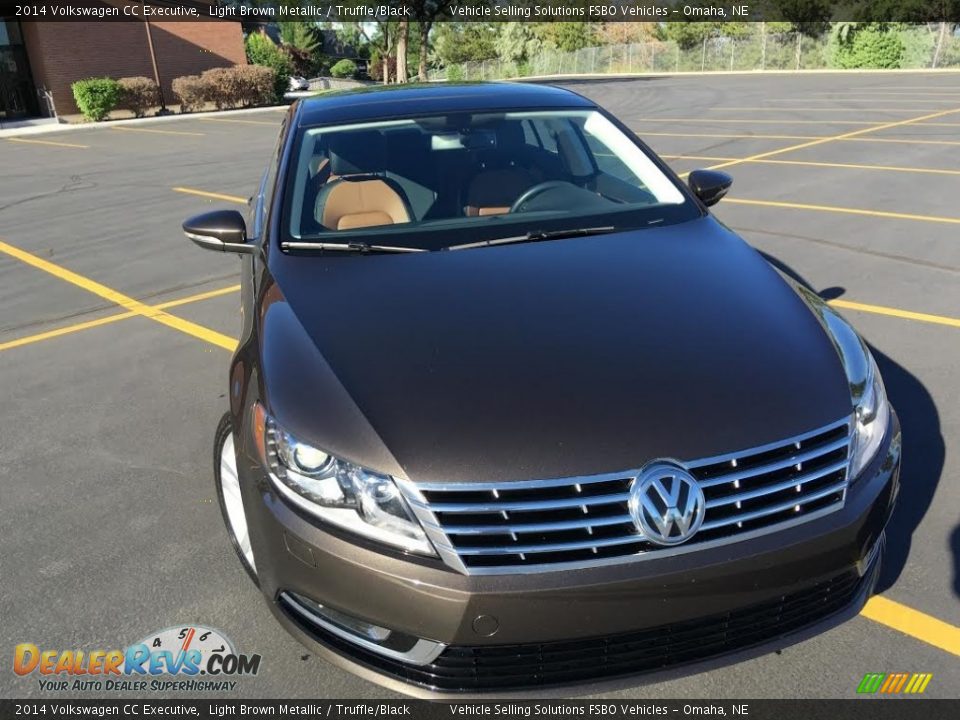 2014 Volkswagen CC Executive Light Brown Metallic / Truffle/Black Photo #7