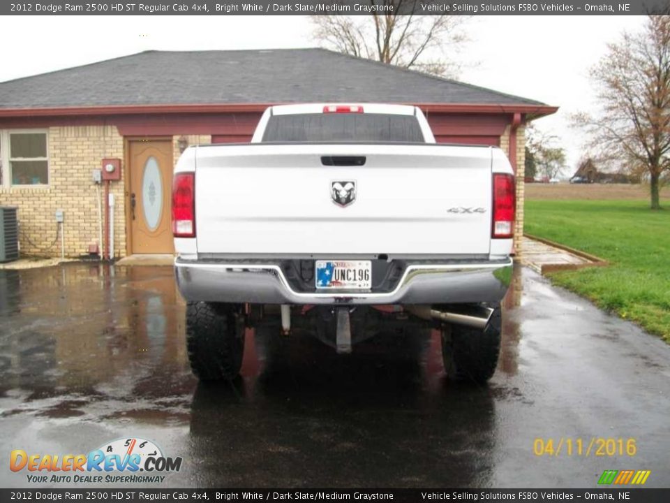 2012 Dodge Ram 2500 HD ST Regular Cab 4x4 Bright White / Dark Slate/Medium Graystone Photo #3