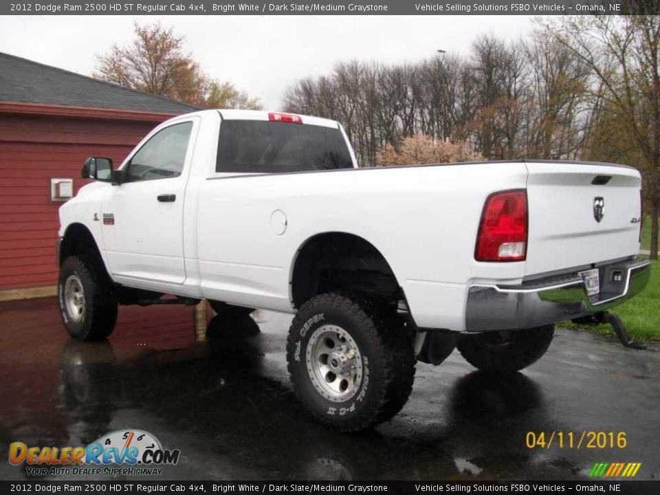 Bright White 2012 Dodge Ram 2500 HD ST Regular Cab 4x4 Photo #4