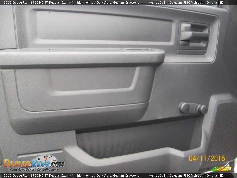 2012 Dodge Ram 2500 HD ST Regular Cab 4x4 Bright White / Dark Slate/Medium Graystone Photo #8