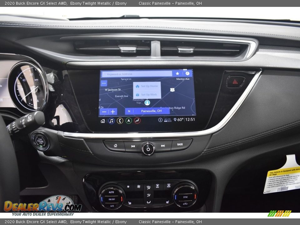 2020 Buick Encore GX Select AWD Ebony Twilight Metallic / Ebony Photo #10