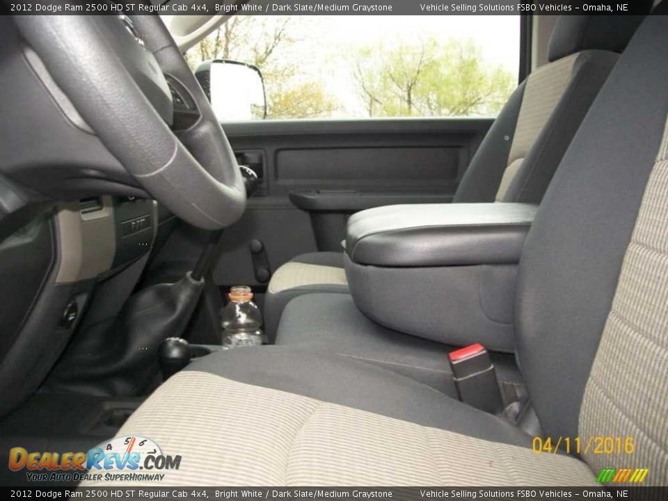 2012 Dodge Ram 2500 HD ST Regular Cab 4x4 Bright White / Dark Slate/Medium Graystone Photo #9