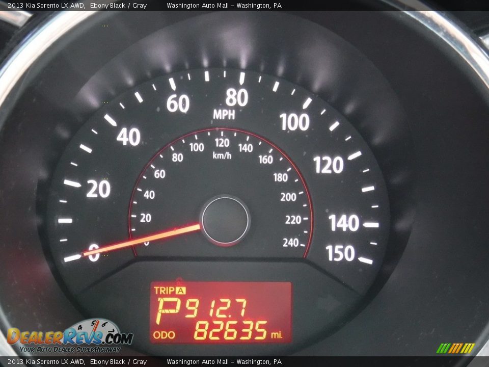 2013 Kia Sorento LX AWD Ebony Black / Gray Photo #25