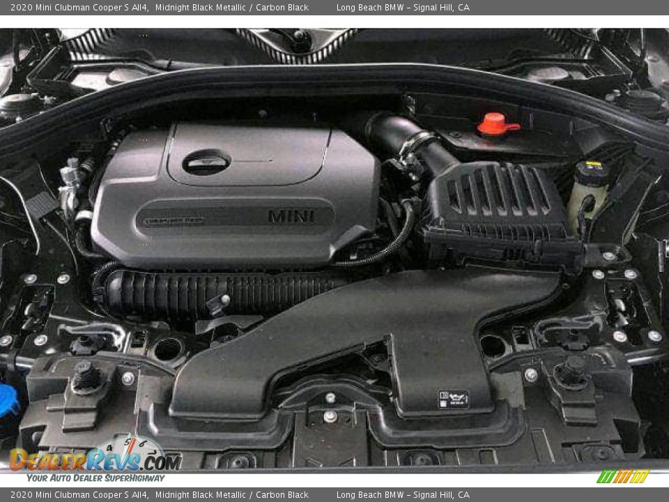 2020 Mini Clubman Cooper S All4 Midnight Black Metallic / Carbon Black Photo #8