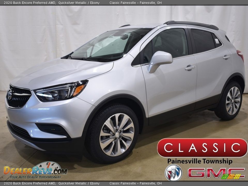 2020 Buick Encore Preferred AWD Quicksilver Metallic / Ebony Photo #1