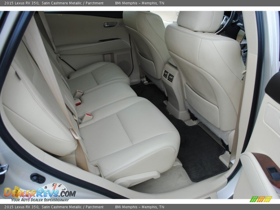 Rear Seat of 2015 Lexus RX 350 Photo #30