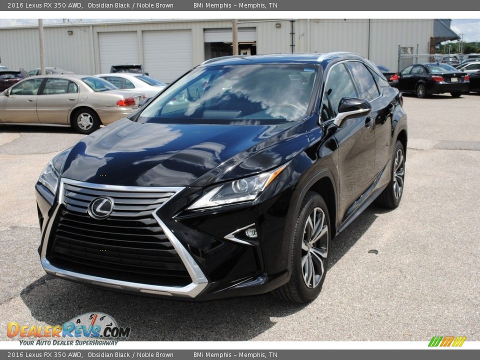 2016 Lexus RX 350 AWD Obsidian Black / Noble Brown Photo #1