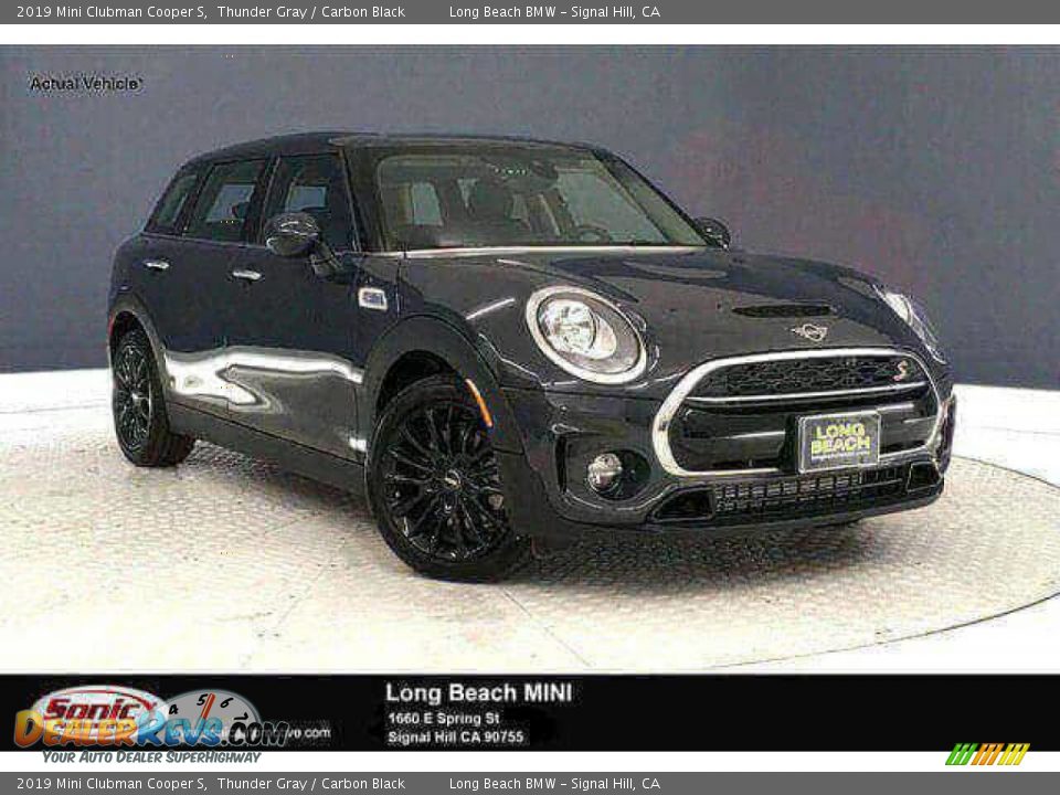 2019 Mini Clubman Cooper S Thunder Gray / Carbon Black Photo #1