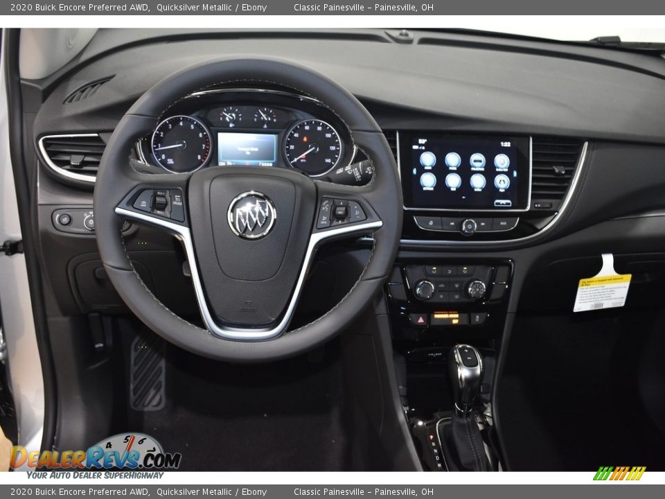 2020 Buick Encore Preferred AWD Quicksilver Metallic / Ebony Photo #10