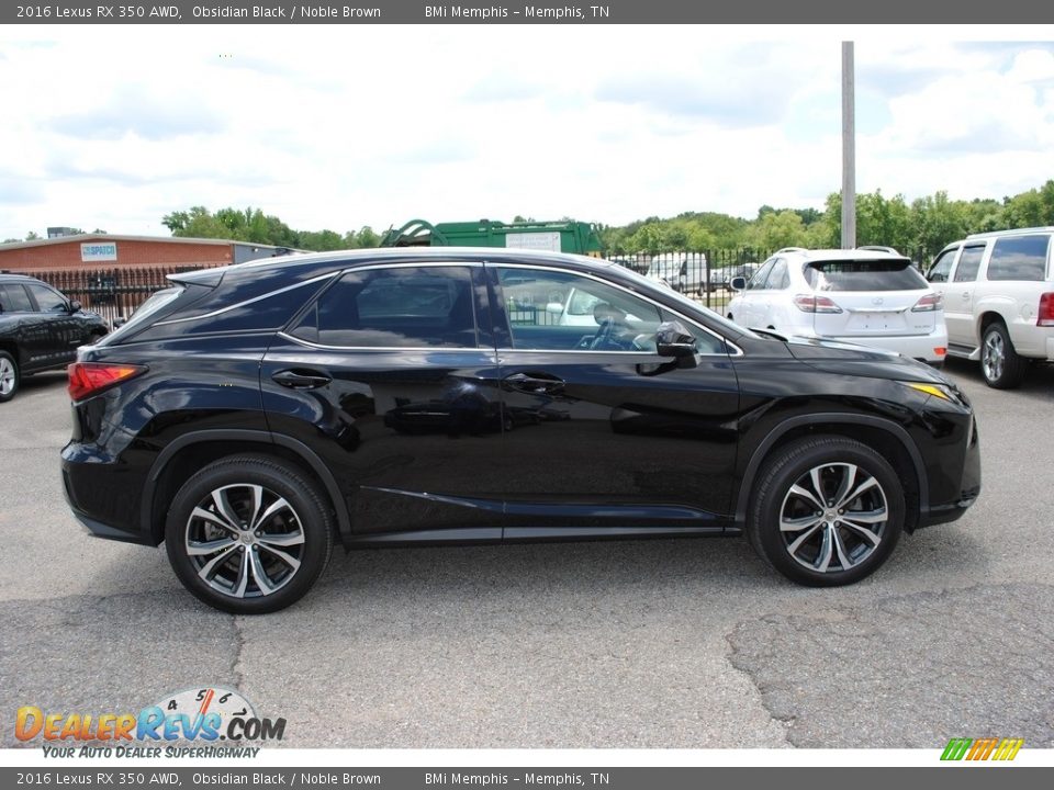 2016 Lexus RX 350 AWD Obsidian Black / Noble Brown Photo #6