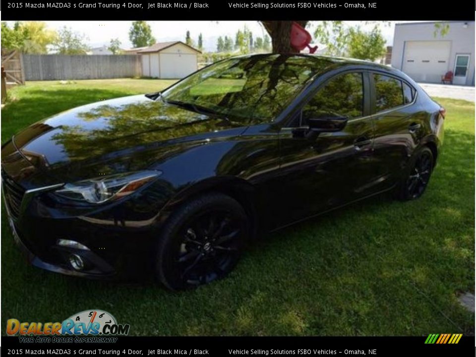 2015 Mazda MAZDA3 s Grand Touring 4 Door Jet Black Mica / Black Photo #2