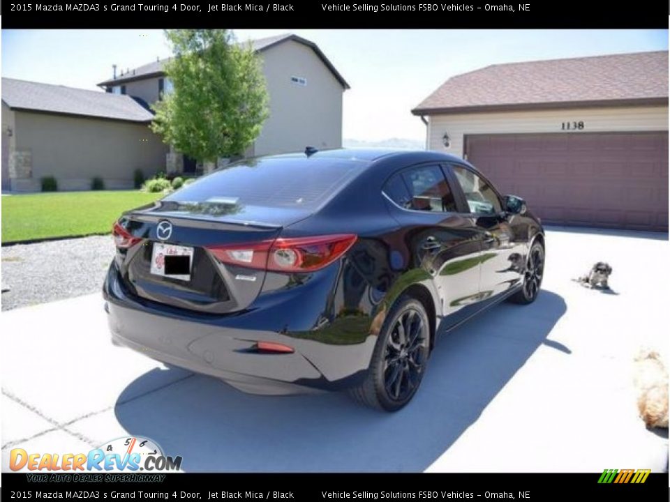 2015 Mazda MAZDA3 s Grand Touring 4 Door Jet Black Mica / Black Photo #4