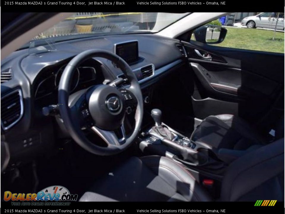 2015 Mazda MAZDA3 s Grand Touring 4 Door Jet Black Mica / Black Photo #9