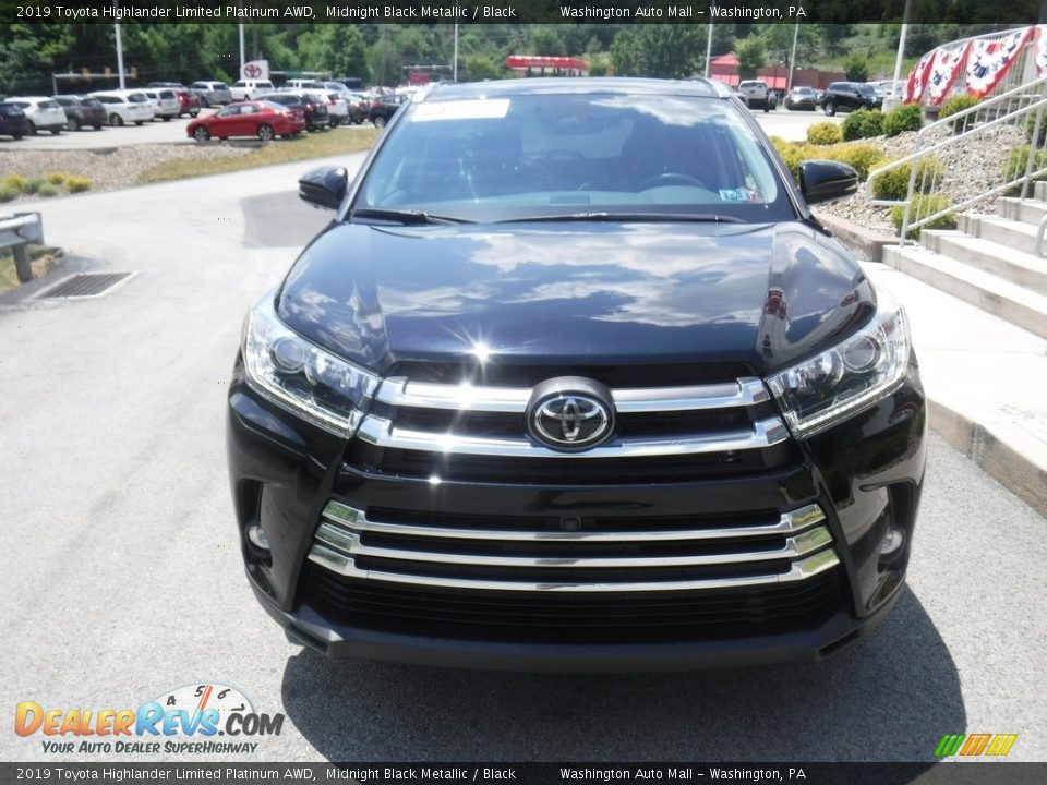 2019 Toyota Highlander Limited Platinum AWD Midnight Black Metallic / Black Photo #12