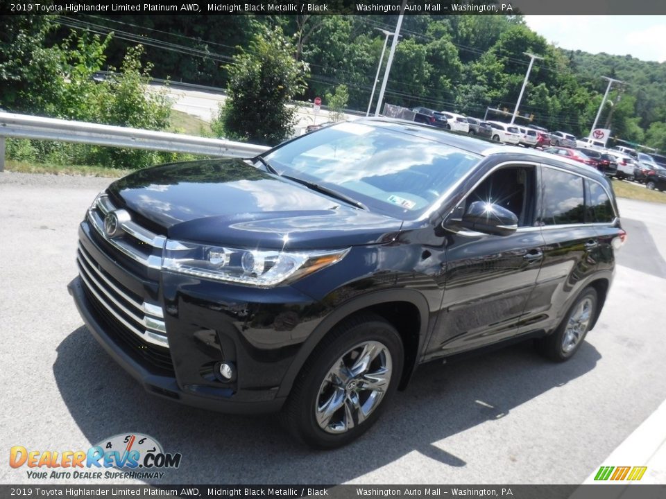 2019 Toyota Highlander Limited Platinum AWD Midnight Black Metallic / Black Photo #13