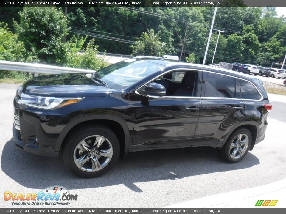 2019 Toyota Highlander Limited Platinum AWD Midnight Black Metallic / Black Photo #14