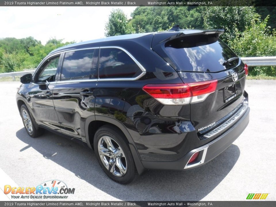 2019 Toyota Highlander Limited Platinum AWD Midnight Black Metallic / Black Photo #15