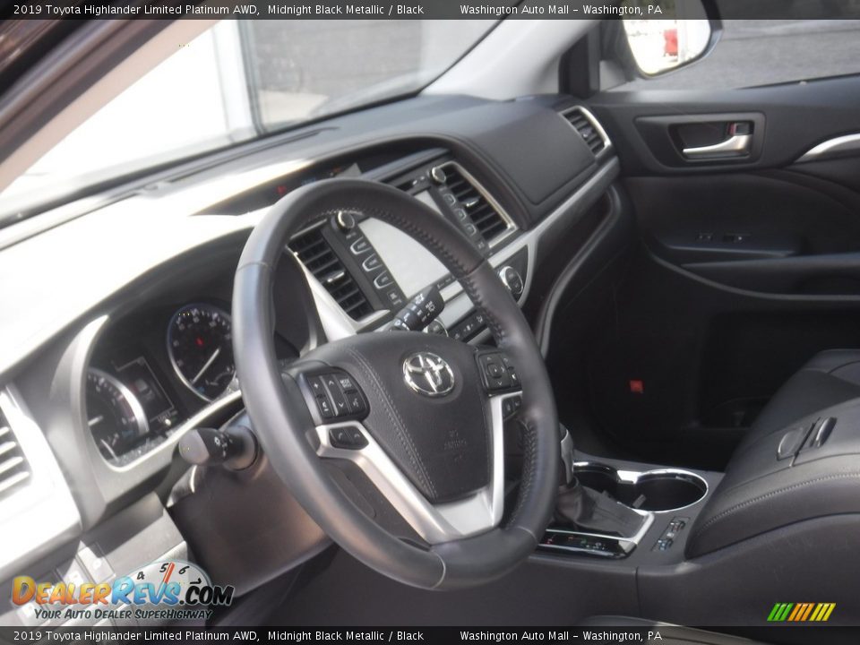 2019 Toyota Highlander Limited Platinum AWD Midnight Black Metallic / Black Photo #20