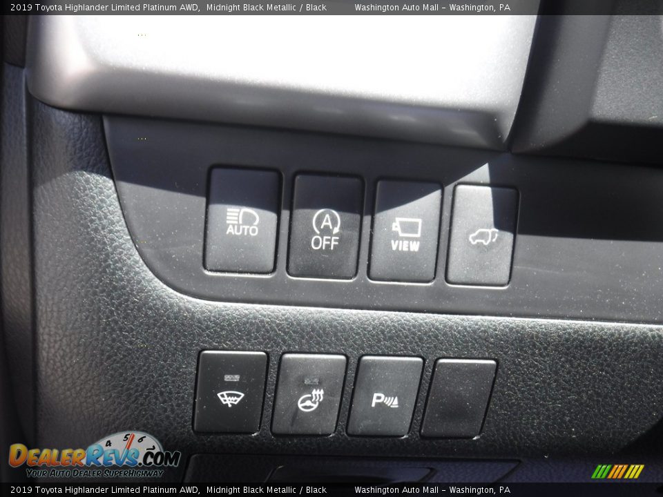 2019 Toyota Highlander Limited Platinum AWD Midnight Black Metallic / Black Photo #21