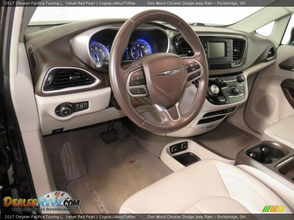 2017 Chrysler Pacifica Touring L Velvet Red Pearl / Cognac/Alloy/Toffee Photo #33