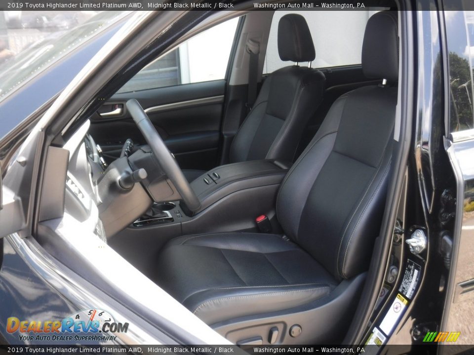 2019 Toyota Highlander Limited Platinum AWD Midnight Black Metallic / Black Photo #23