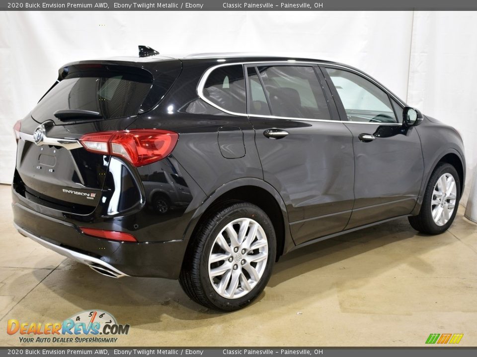 2020 Buick Envision Premium AWD Ebony Twilight Metallic / Ebony Photo #2