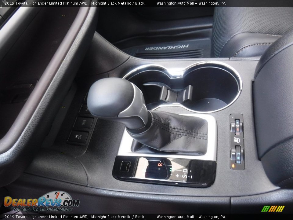 2019 Toyota Highlander Limited Platinum AWD Midnight Black Metallic / Black Photo #26