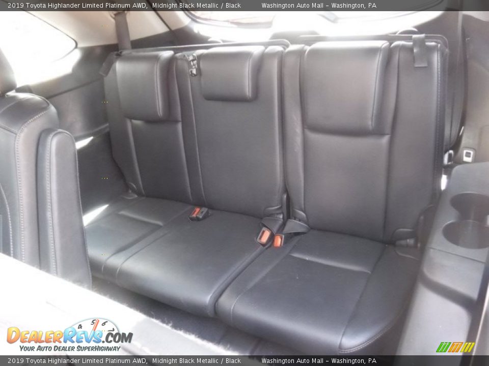 2019 Toyota Highlander Limited Platinum AWD Midnight Black Metallic / Black Photo #30
