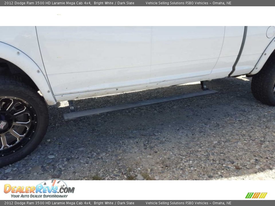2012 Dodge Ram 3500 HD Laramie Mega Cab 4x4 Bright White / Dark Slate Photo #6