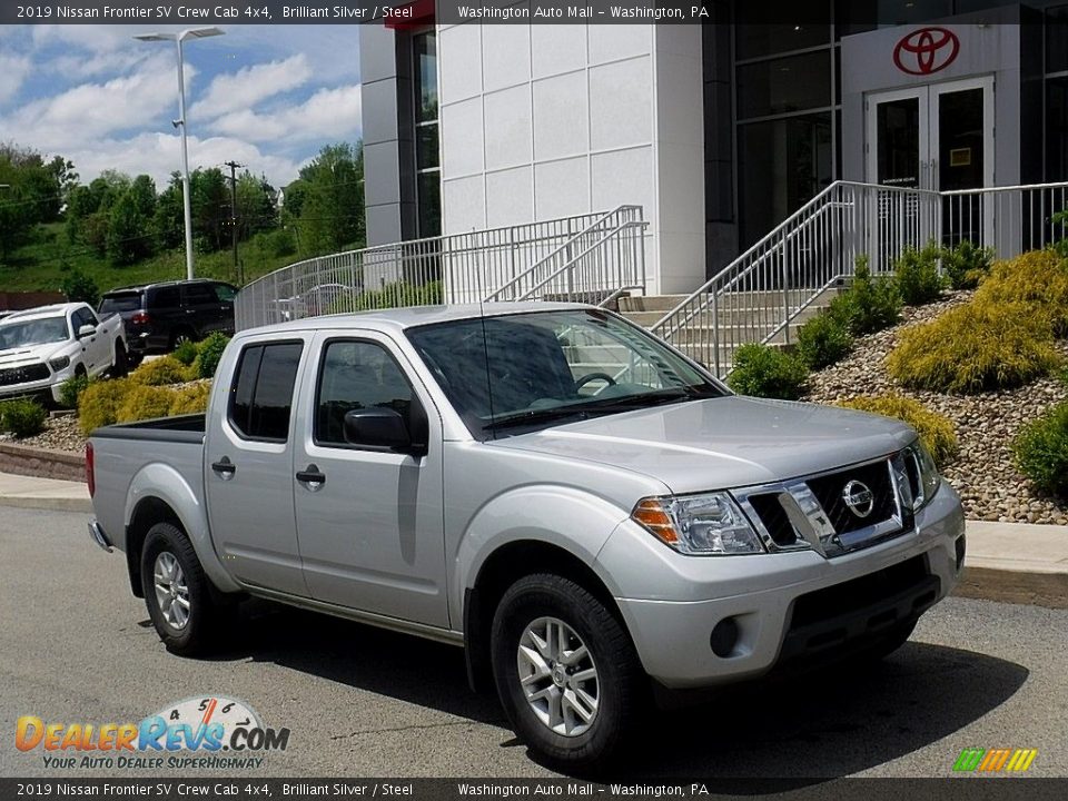 2019 Nissan Frontier SV Crew Cab 4x4 Brilliant Silver / Steel Photo #1