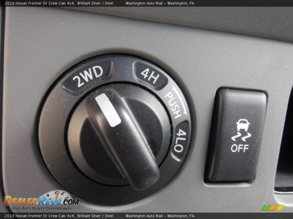 2019 Nissan Frontier SV Crew Cab 4x4 Brilliant Silver / Steel Photo #5
