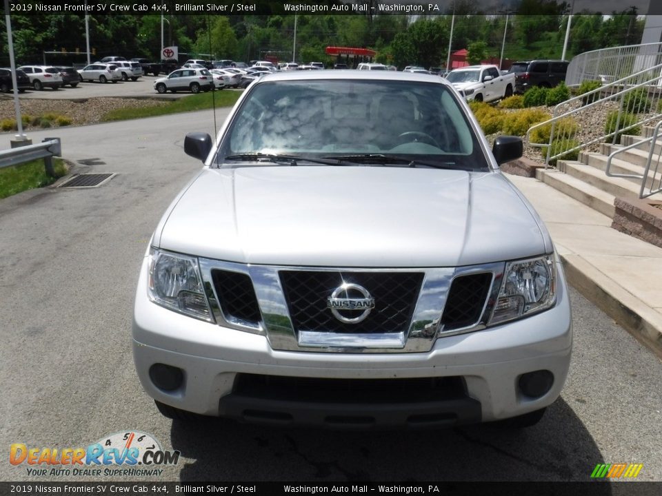 2019 Nissan Frontier SV Crew Cab 4x4 Brilliant Silver / Steel Photo #9