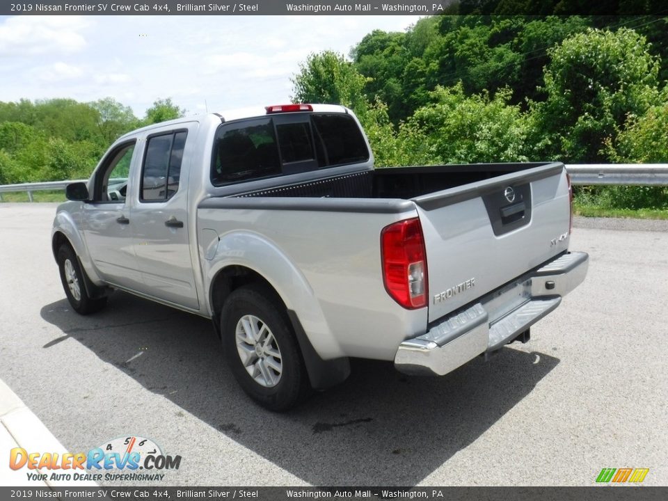 2019 Nissan Frontier SV Crew Cab 4x4 Brilliant Silver / Steel Photo #11