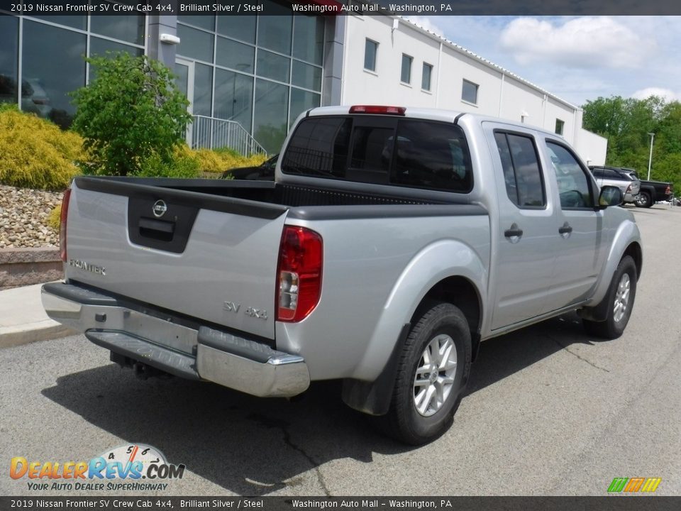 2019 Nissan Frontier SV Crew Cab 4x4 Brilliant Silver / Steel Photo #13