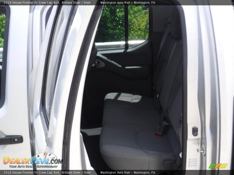 2019 Nissan Frontier SV Crew Cab 4x4 Brilliant Silver / Steel Photo #16