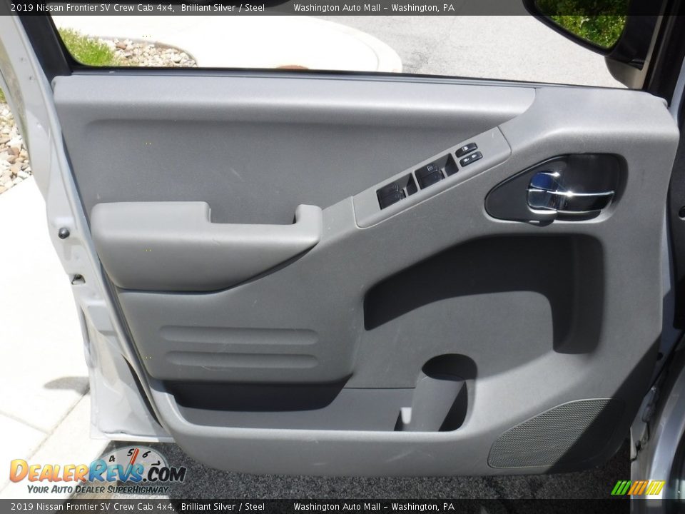 2019 Nissan Frontier SV Crew Cab 4x4 Brilliant Silver / Steel Photo #20