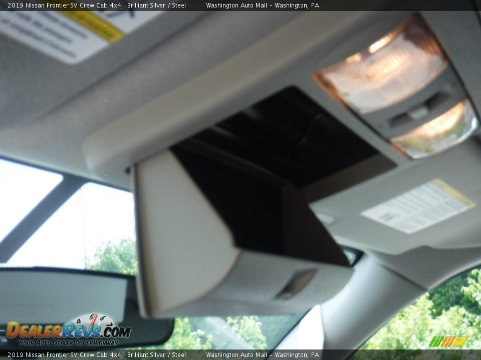 2019 Nissan Frontier SV Crew Cab 4x4 Brilliant Silver / Steel Photo #21