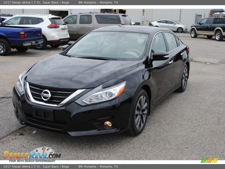 2017 Nissan Altima 2.5 SV Super Black / Beige Photo #1