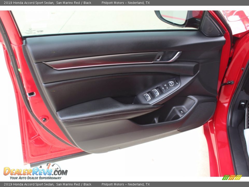 2019 Honda Accord Sport Sedan San Marino Red / Black Photo #9
