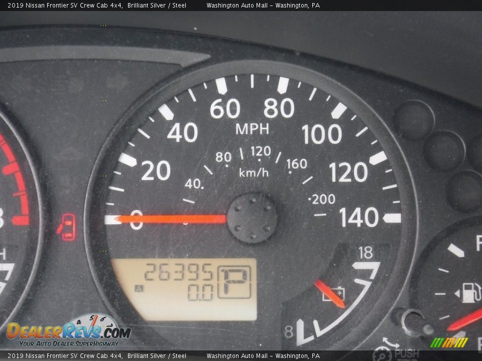 2019 Nissan Frontier SV Crew Cab 4x4 Brilliant Silver / Steel Photo #27