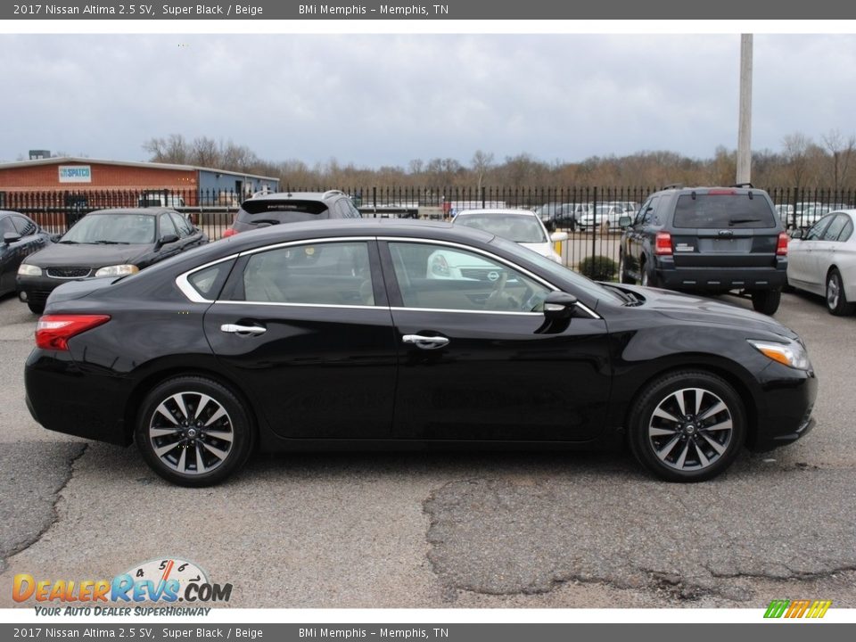 2017 Nissan Altima 2.5 SV Super Black / Beige Photo #6