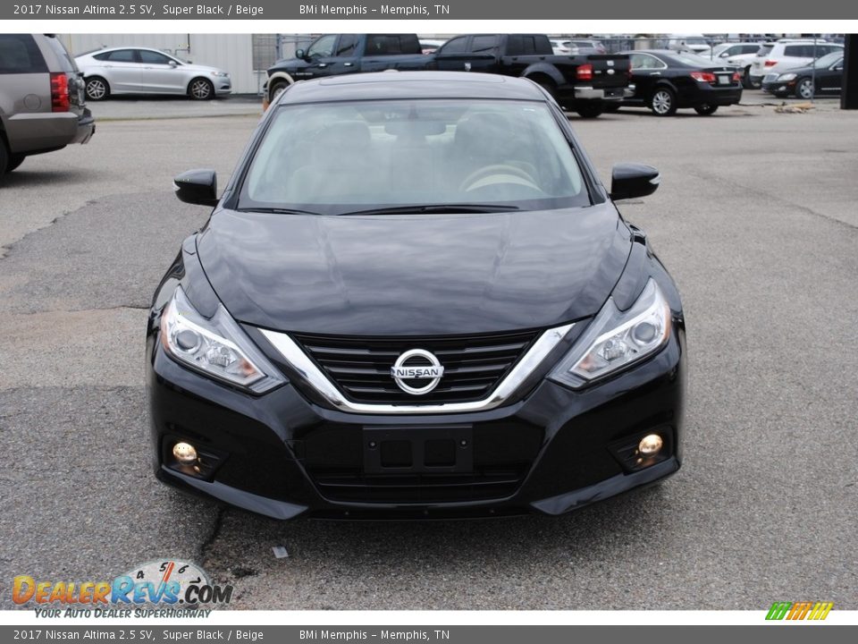 2017 Nissan Altima 2.5 SV Super Black / Beige Photo #8