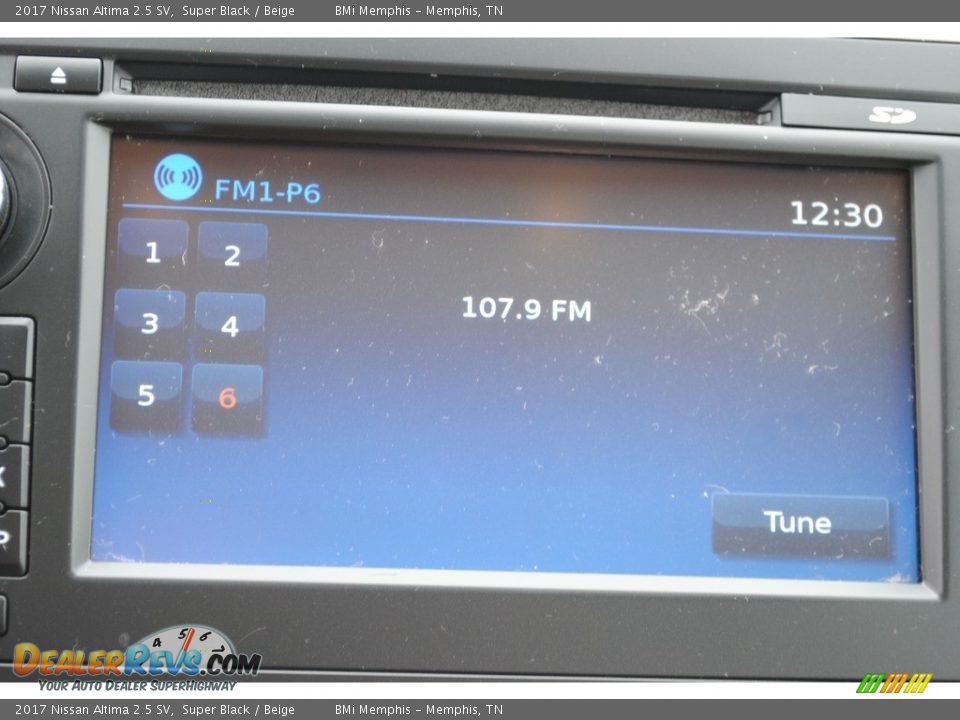 2017 Nissan Altima 2.5 SV Super Black / Beige Photo #16