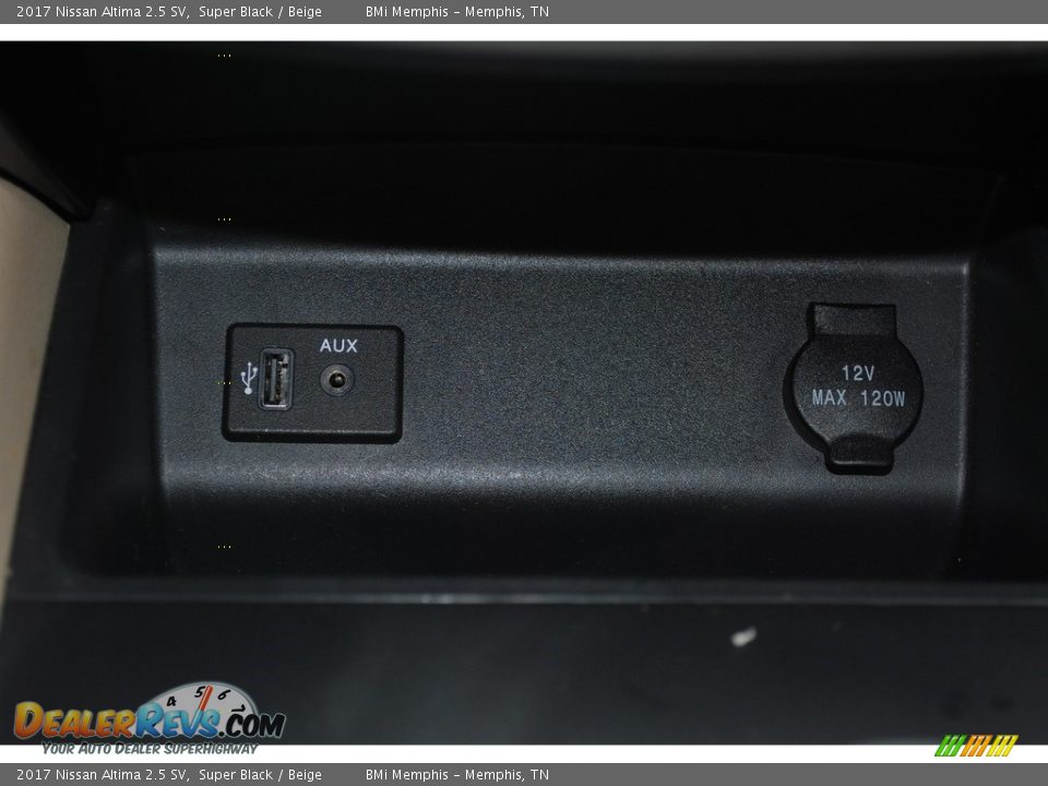 2017 Nissan Altima 2.5 SV Super Black / Beige Photo #19