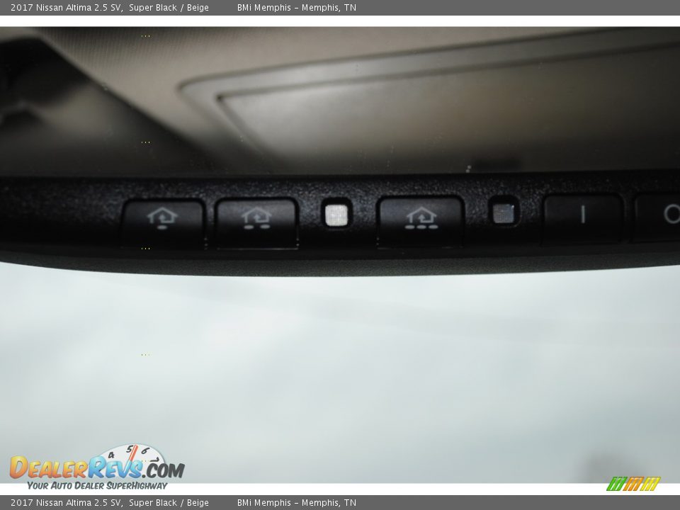 2017 Nissan Altima 2.5 SV Super Black / Beige Photo #21