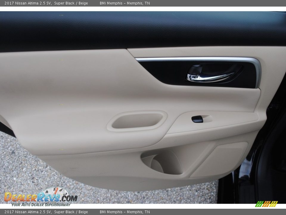 2017 Nissan Altima 2.5 SV Super Black / Beige Photo #22