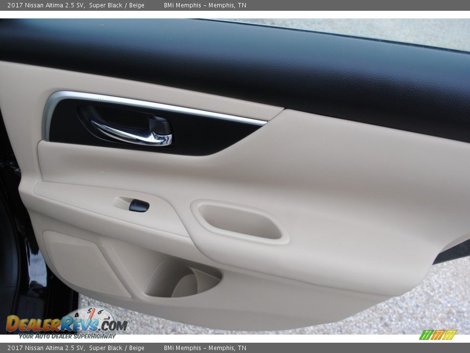 2017 Nissan Altima 2.5 SV Super Black / Beige Photo #25